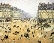 Camille Pissarro, Mist of the French Theater Square